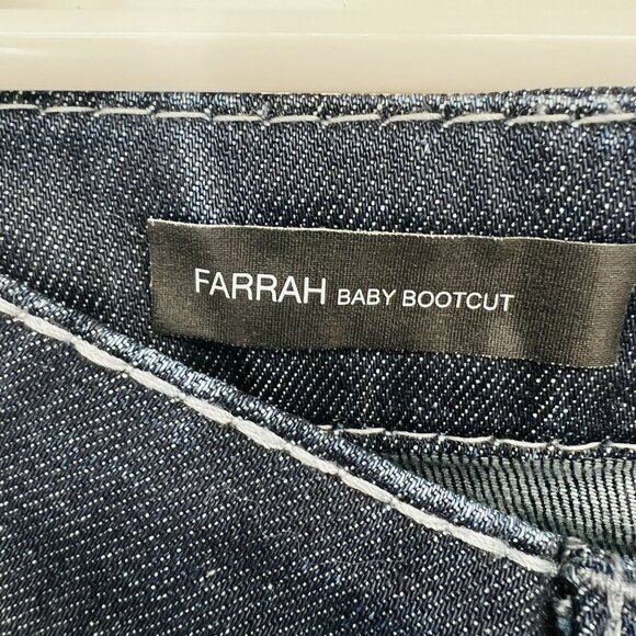 Kut from the Kloth Women Farrah Baby Boot Low Rise Blue Jeans Size 2   W29"xL32" - Picture 12 of 14